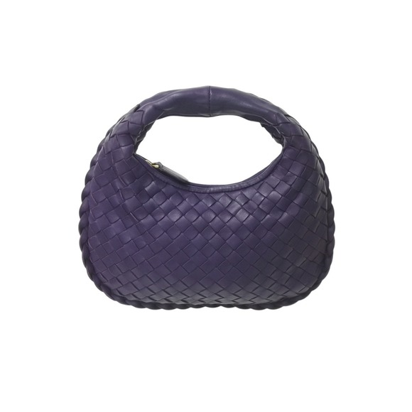 Bottega Veneta Handbags - BOTTEGA VENETA Intrecciato Hobo Handbag Purple Leather